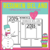 Resumen del Año - New Year's activity in Spanish 2018-2019