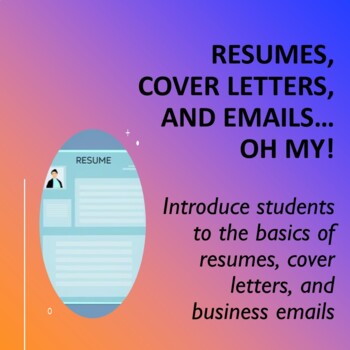 Preview of Resumes, Cover Letters, and Emails - Oh My! Bundle