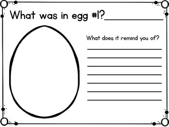 Resurrection Eggs Response Sheets By The Christian Kindergarten 