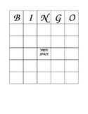 Retail Bingo Vocabulary Game