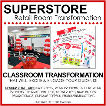 Preview of Retail Room Transformation | Real World Decimal Math Activities Plus Reading