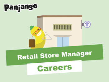 Preview of Retail Store Manager - Career Exploration PowerPoint and Worksheet