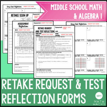 Preview of Retake Request & Test Reflection/ Corrections Forms