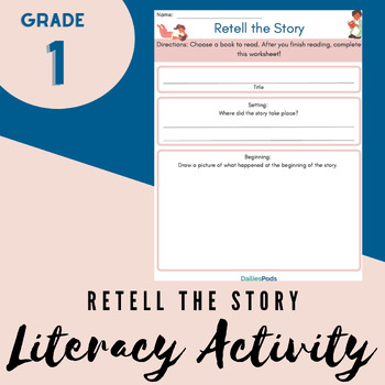 Preview of Retell A Story | Printable Literacy Activity