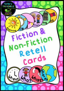 Preview of Retell Cards: Narrative, Non-Fiction and Animal Reports