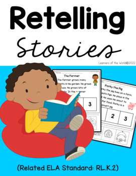 Preview of Retell Stories, Key Details Worksheets