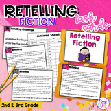 Retell a Story Task Cards - 2nd & 3rd Grade Recount Sequen