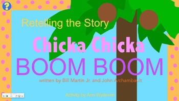 Preview of Retelling Chicka Chicka Boom Boom - SmartBoard Activity