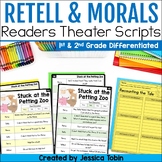 Retelling & Morals Readers Theater 1st & 2nd Grade w/ Comp