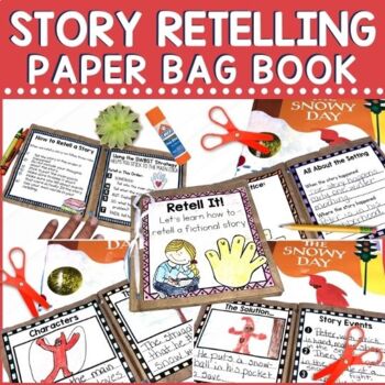 Preview of Story Retelling Project Paper Bag Book Activity Lesson Plan