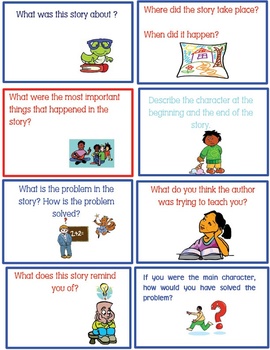 Preview of Retelling/ Summarizing Reading Comprehension Flashcards