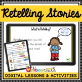 Retelling Stories Activities and Lesson Plans Google Slides Reading Bundle