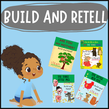 Preview of Retelling Stories Activities and sequence of events with STEAM projects