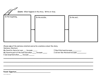 story planner for writers 2nd grade