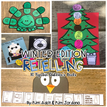 Preview of Retelling: Winter Edition By Kim Adsit and Kimberly Jordano (kinderbykim)