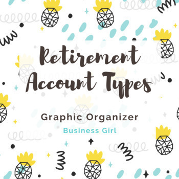 Preview of Retirement Account Types Graphic Organizer