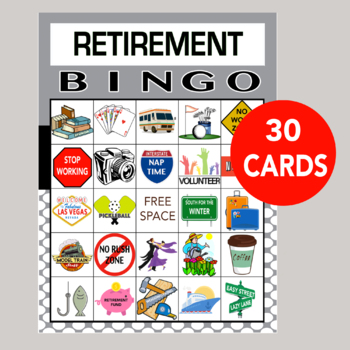 Preview of Retirement Bingo