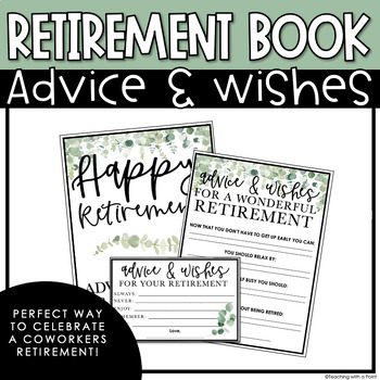 Preview of Retirement Book