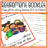 Retirement Booklet Class Gift for Retiring Teachers {Fill-