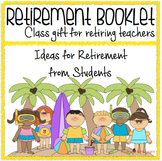 Retirement Booklet Class Gift for Retiring Teachers