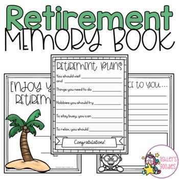 Preview of Retirement Goodbye Memory Book