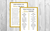 Retirement Party Game Printable | Who Knows the Retiree | 