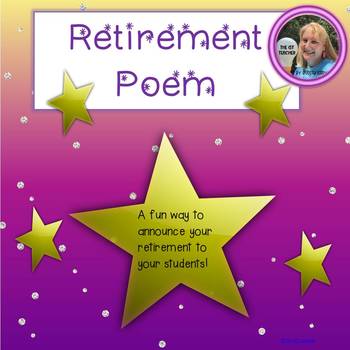 Preview of Retirement Poem