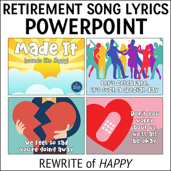 Preview of Retirement Song Lyrics PowerPoint