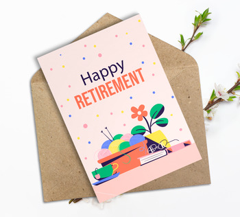 Preview of Retirement party / Retirement card / Retirement / Card Happy Retirement