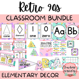 Retro 90s Theme Classroom Decor BUNDLE