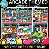 Retro Arcade Themed Clipart Bundle | Video Game Clip Art