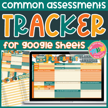 Preview of Retro Assessment Data Tracker | Google Sheets | Digital Planner Add-On
