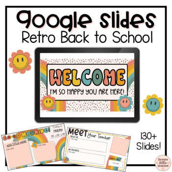 Preview of Retro Back to School Themed Google Slides Templates