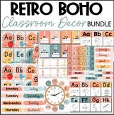 Retro Boho Classroom Decor Bundle