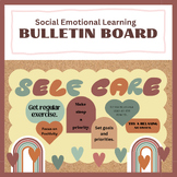 Retro Boho Self Care SEL Bulletin Board