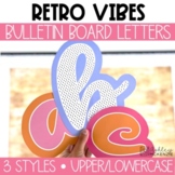 Retro Bulletin Board Letters, A-Z, Punctuation, and Number