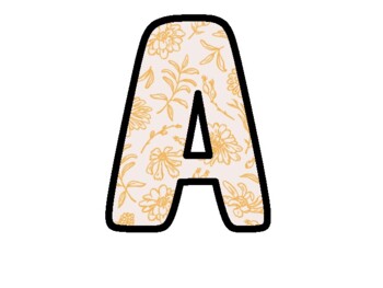 Preview of Retro Bulletin Board Letters, Alphabet Posters,  Classroom Décor #140Has A