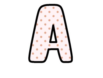 Preview of Retro Bulletin Board Letters, Alphabet Posters,  Classroom Décor #143Has A