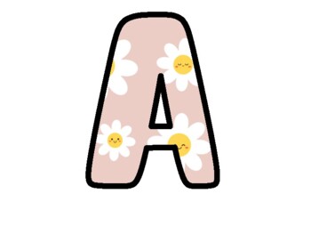 Preview of Retro Bulletin Board Letters, Alphabet Posters,  Classroom Décor #173Has A
