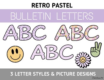 Bubble Letters Alphabet, Printable Bulletin Board Letters
