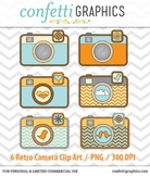 Retro Camera Clip Art Graphic Design Photography Logo Chev