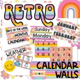 Retro Classroom Decor Calendar Wall  Boho Posters Signs