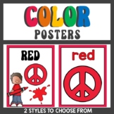 Retro Classroom Decor | Color Posters
