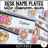 Retro Classroom Decor | Desk Name Plates