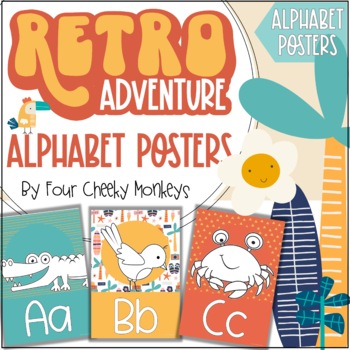 Preview of Retro Classroom Decor / Groovy Alphabet Display