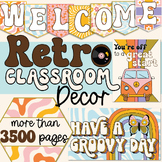 Classroom Decor Bundle Retro Vibe | Still GROWING BUNDLE |