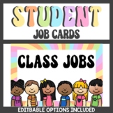 Retro Classroom Decor | Student Job Cards