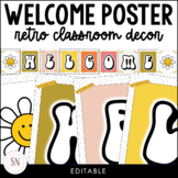 Retro Classroom Decor |  Welcome Poster