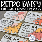 Retro Daisy Editable Class Rules