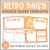 Retro Daisy Google Slides Templates